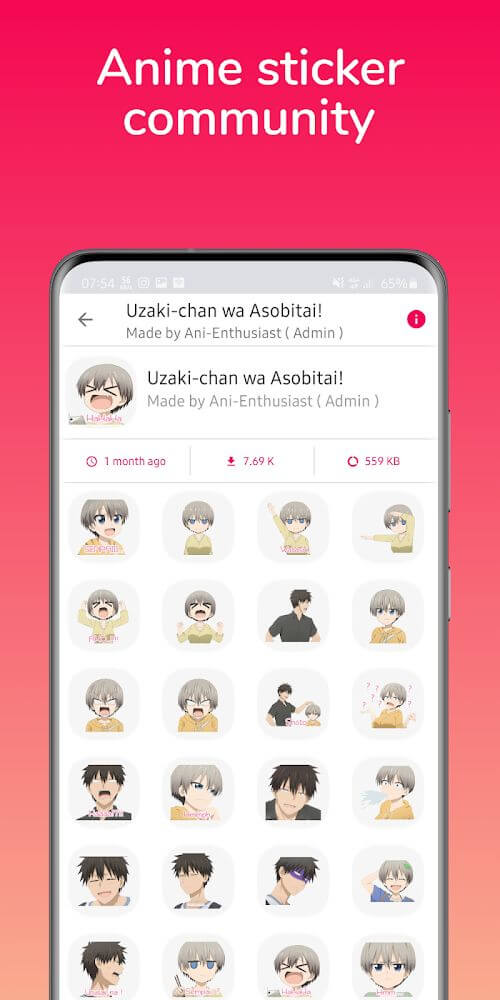 Anime Stickers vStable v6.2 APK + MOD (Premium Unlocked)