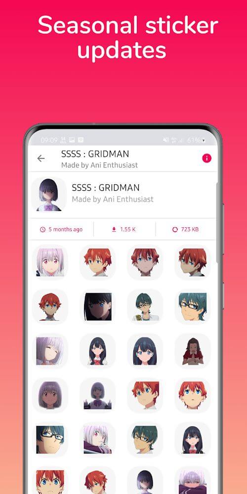 Anime Stickers vStable v6.2 APK + MOD (Premium Unlocked)