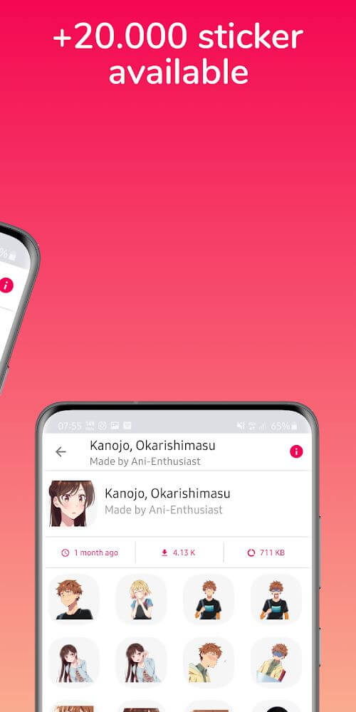 Anime Stickers vStable v6.2 APK + MOD (Premium Unlocked)