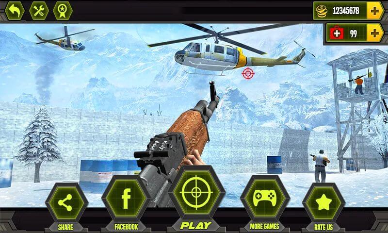 Anti-Terrorist Shooting Mission v14.6 MOD APK (God Mode, Dumb Enemy)