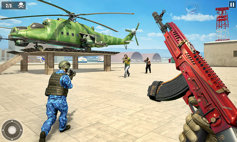 Anti-Terrorist Shooting Mission v14.8 MOD APK (God Mode, Dumb Enemy)