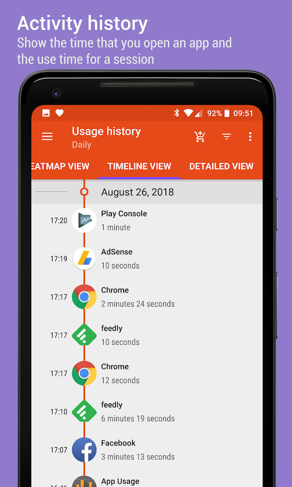 App Usage v5.72 MOD APK (Premium Unlocked)