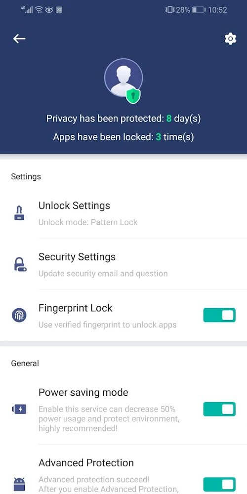 AppLock Lite v5.8.5 APK + MOD (VIP Unlocked)