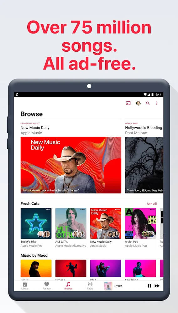 Apple Music v4.8.1 APK + MOD (Premium Unlocked)