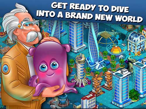 Aquapolis. Free city building! 1.53.3 Apk MOD (Coins/Rubies) Android