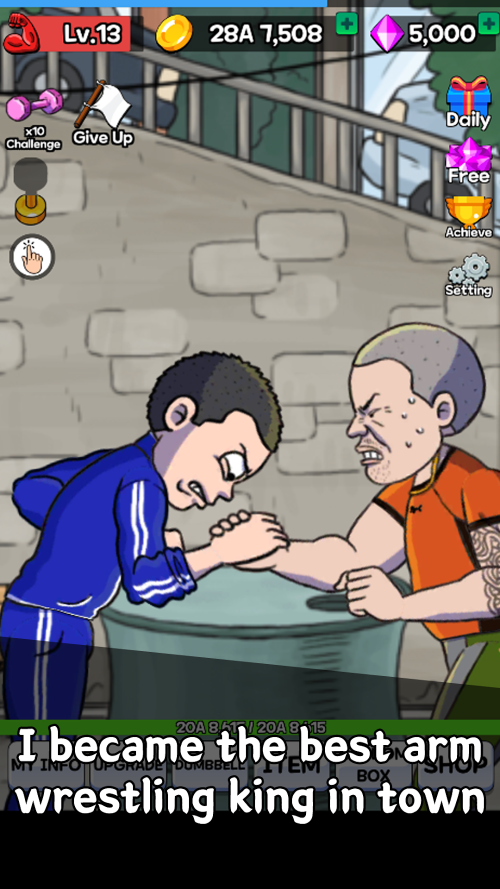 Arm Wrestling Clicker v1.4.6 MOD APK (Unlimited Money)