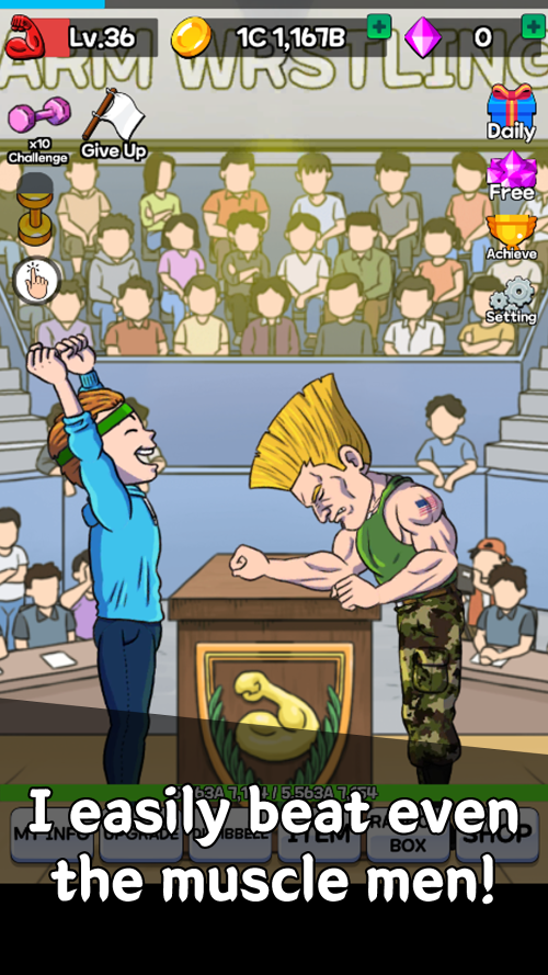 Arm Wrestling Clicker v1.4.6 MOD APK (Unlimited Money)