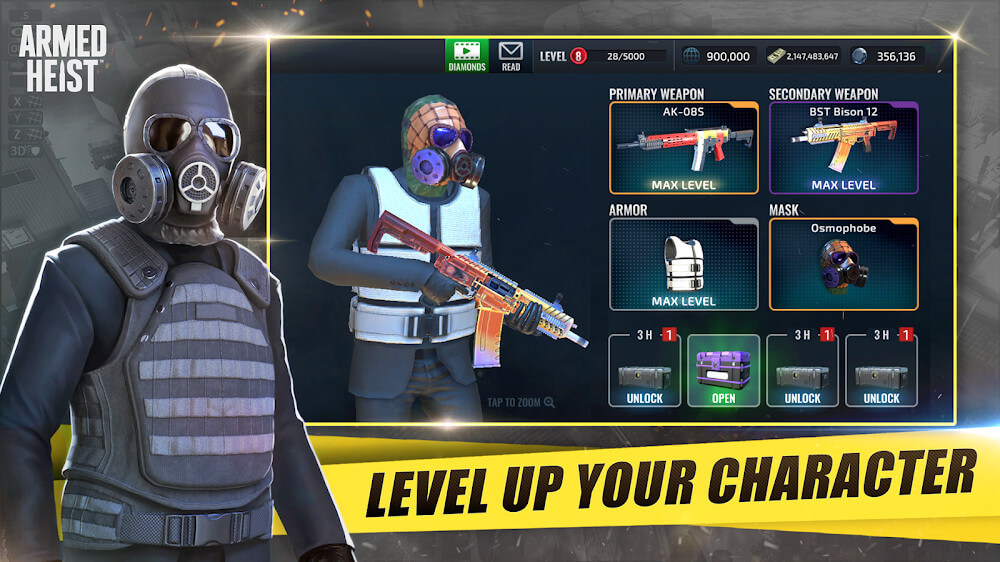 Armed Heist v3.2.3 MOD APK (Immortality, No Recoil)