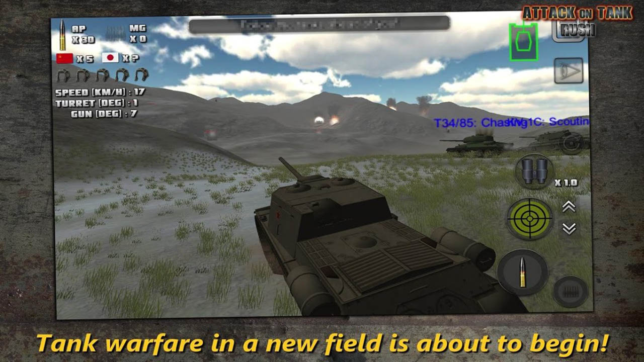 Attack on Tank: Rush MOD APK 4.0.0 (Unlimited Money)