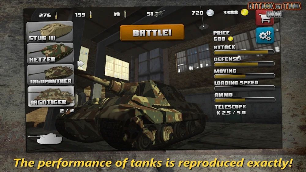 Attack on Tank v4.1.3 MOD APK (Unlimited Money)