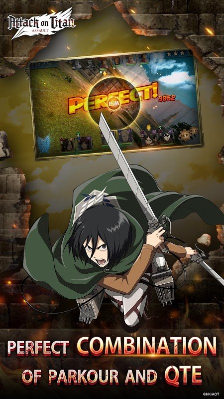 Attack on Titan: Assault v1.1.10 APK (MOD, Auto 3 Star)