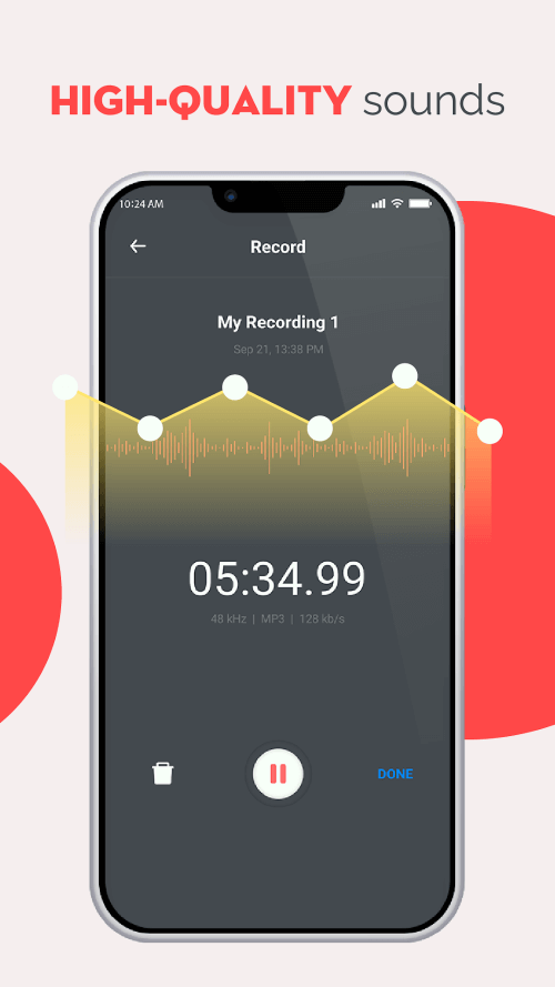 Audio Recorder v1.5.15 MOD APK (Pro Unlocked)