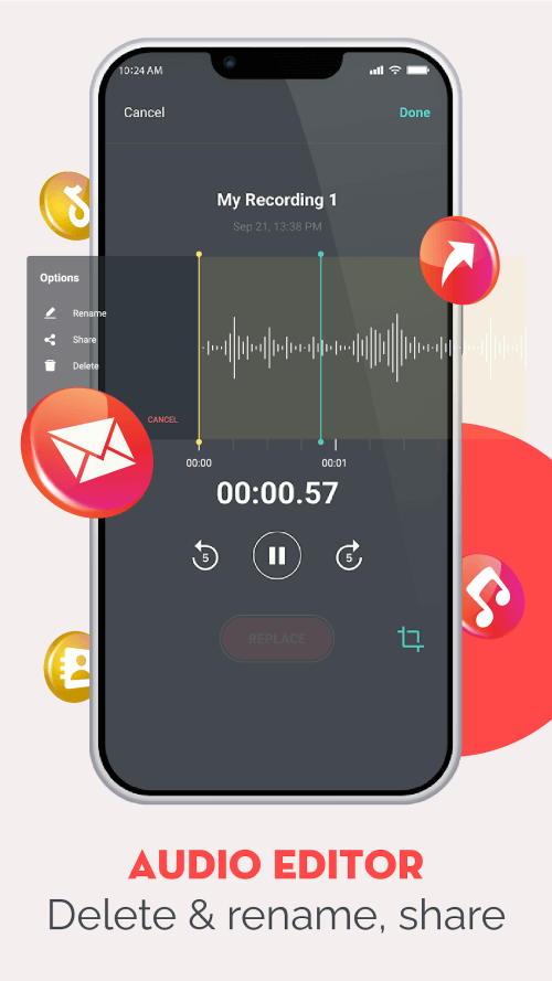 Audio Recorder v1.5.15 MOD APK (Pro Unlocked)