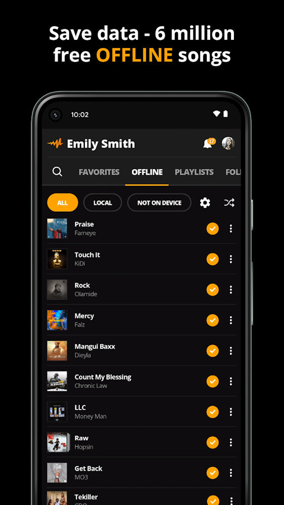 Audiomack v6.46.2 MOD APK (Premium Unlocked)