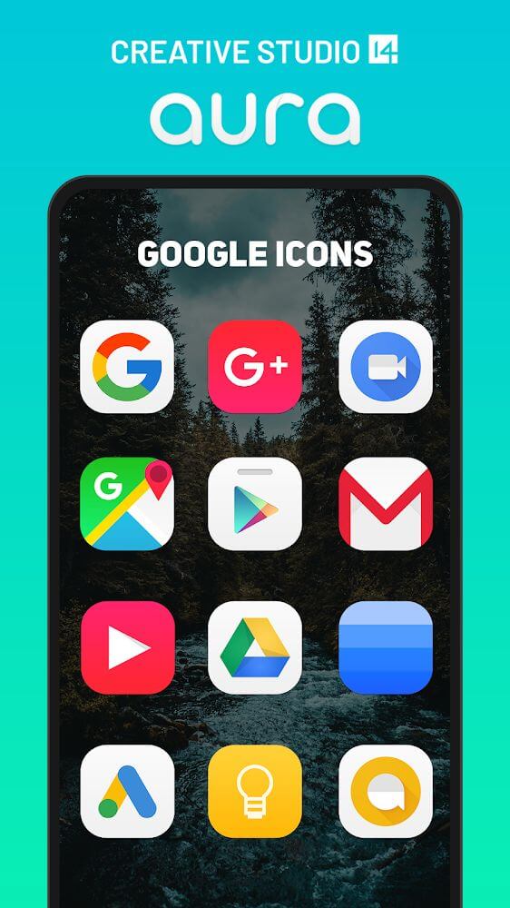 Aura Icon Pack v7.2.8 APK (Patched)