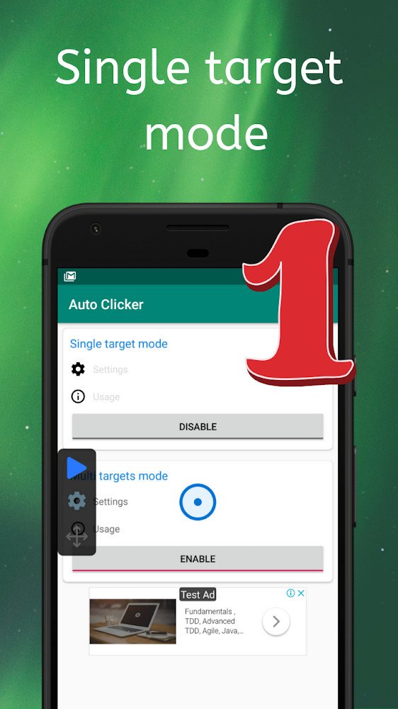 Auto Clicker - Automatic Tap v1.6.1 APK + MOD (AD-Free Unlocked)