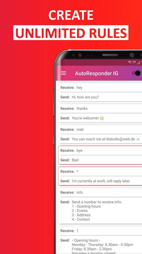 AutoResponder for IG v3.6.8 MOD APK (Premium Unlocked)