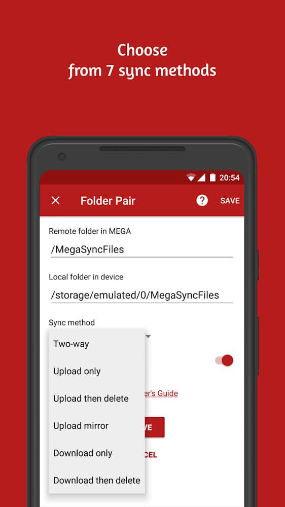 Autosync for MEGA - MegaSync v6.0.6 MOD APK (Ultimate, Lite)