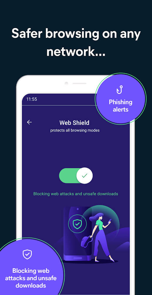 Avast Secure Browser v8.1.0 MOD APK (Premium Unlocked)