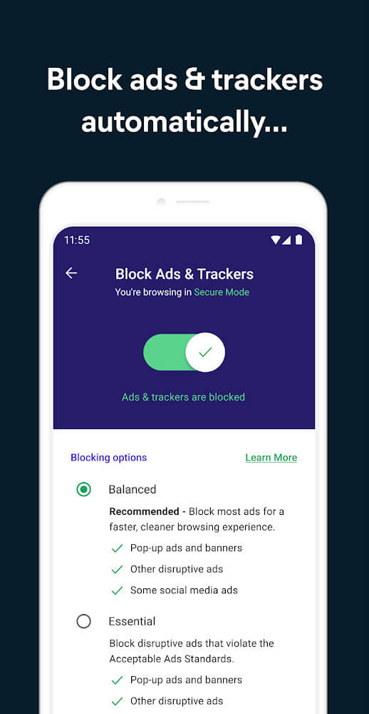 Avast Secure Browser v8.1.0 MOD APK (Premium Unlocked)