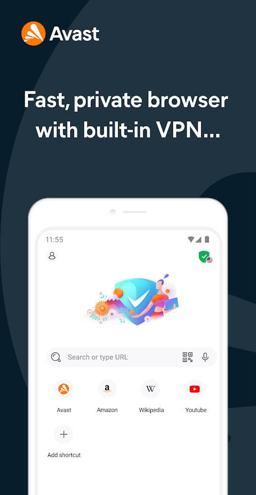 Avast Secure Browser v8.1.0 MOD APK (Premium Unlocked)