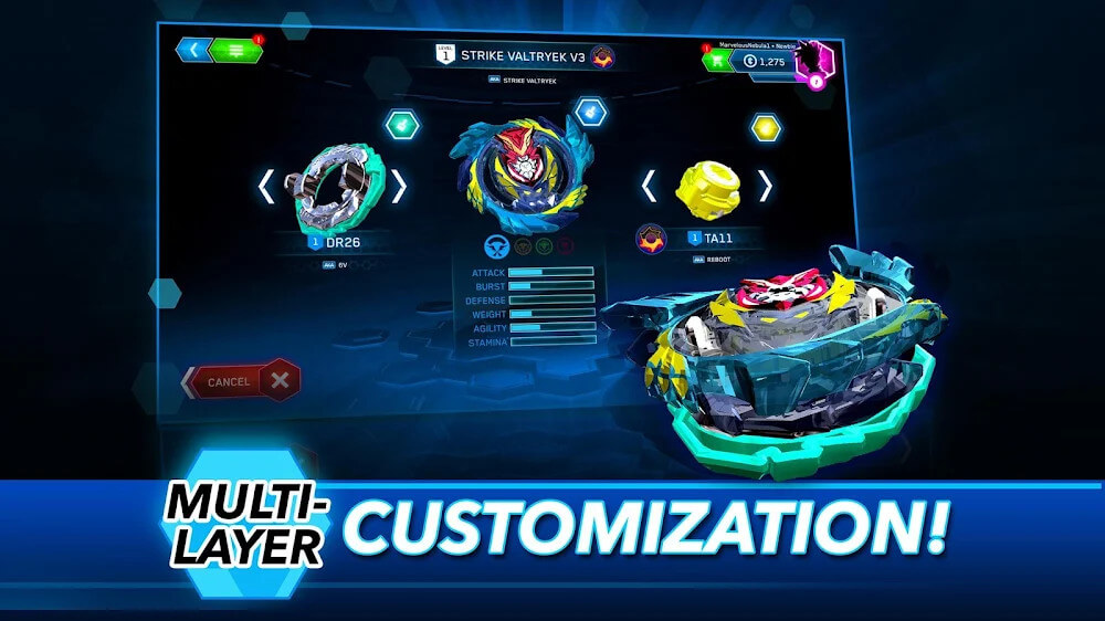 BEYBLADE BURST v11.1.6 MOD APK (Unlimited Money, Unlocked, Menu)