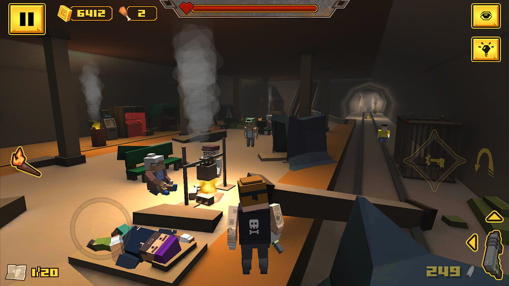 BLOCKAPOLYPSE: Zombie Shooter v1.21 MOD APK (Menu/Damage, God mode, Ammo)