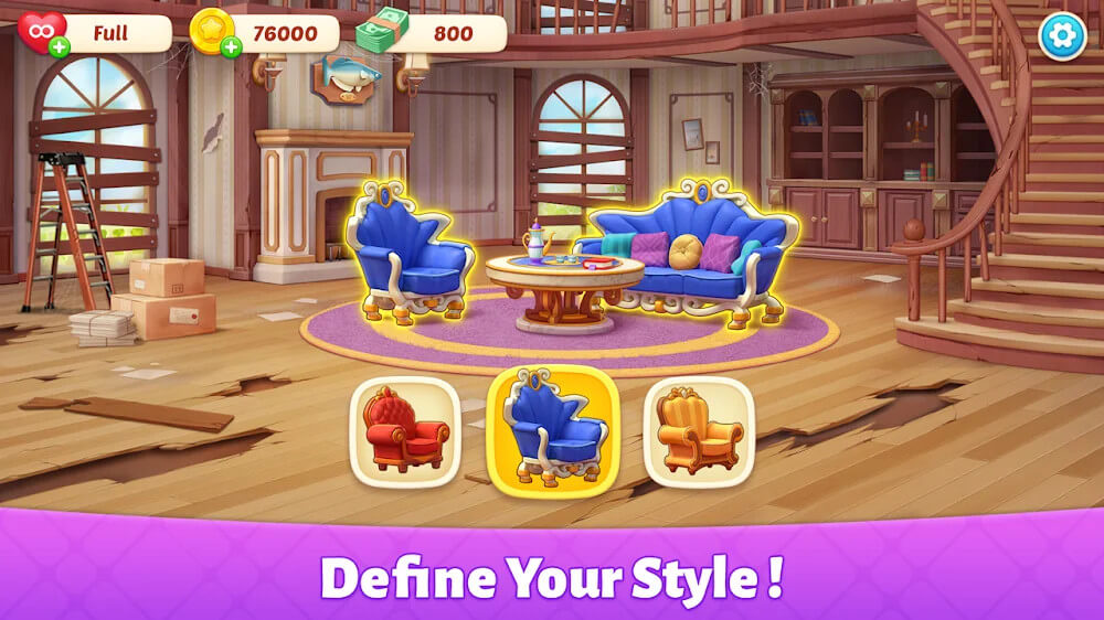 Baby Mansion - Home Makeover v1.629.1220 MOD APK (Unlimited Money, Heart)