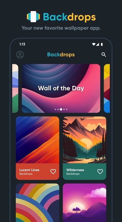 Backdrops Wallpapers v5.1.7 MOD APK (Premium Unlocked)