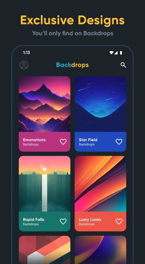 Backdrops Wallpapers v5.1.7 MOD APK (Premium Unlocked)