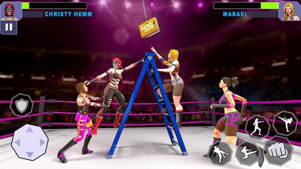 Bad Girls Wrestling Game v3.6 MOD APK (Unlock Character, High Gold)