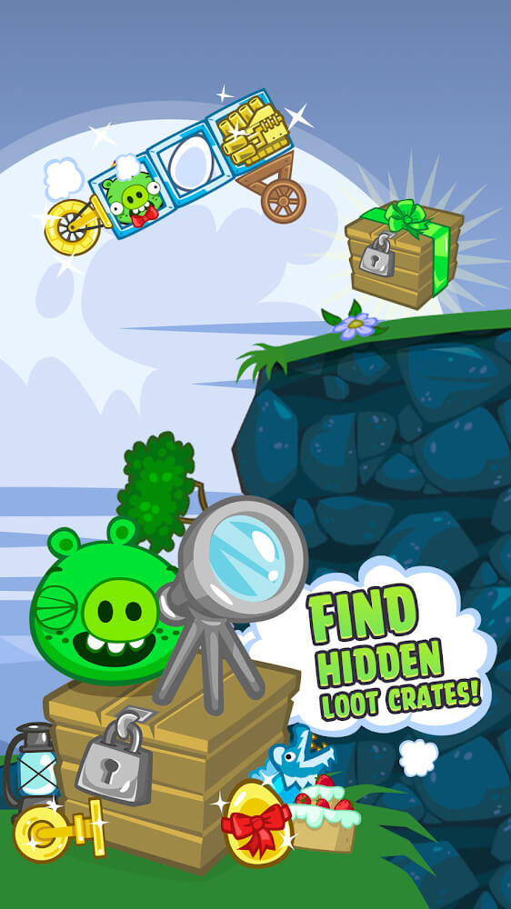 Bad Piggies HD v2.4.3379 MOD APK (Unlimited Coins, Resources, Boosters)