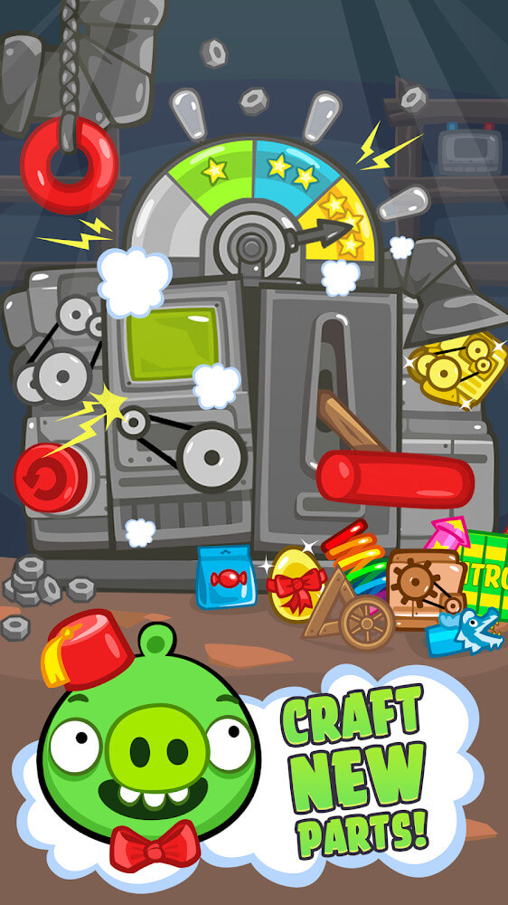 Bad Piggies HD v2.4.3379 MOD APK (Unlimited Coins, Resources, Boosters)