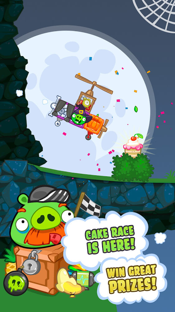 Bad Piggies HD v2.4.3379 MOD APK (Unlimited Coins, Resources, Boosters)