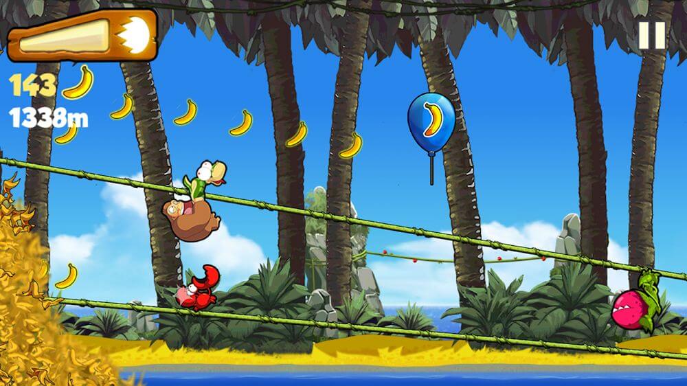 Banana Kong v1.9.16.14 MOD APK (Ulimited Bananas, Hearts, God Mode)