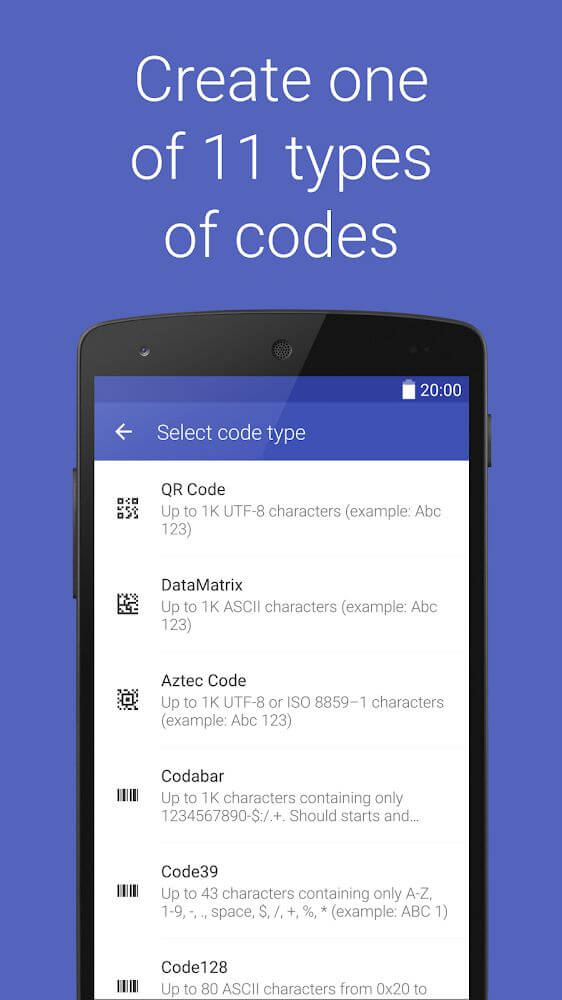 Barcode Generator v1.02.23.0820 APK + MOD (VIP Unlocked)