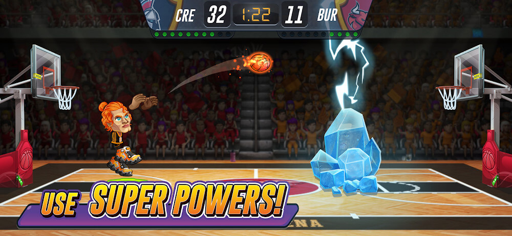 Basketball Arena v1.104.1 MOD APK (Speed, Freeze Opponent, Mega Basket)