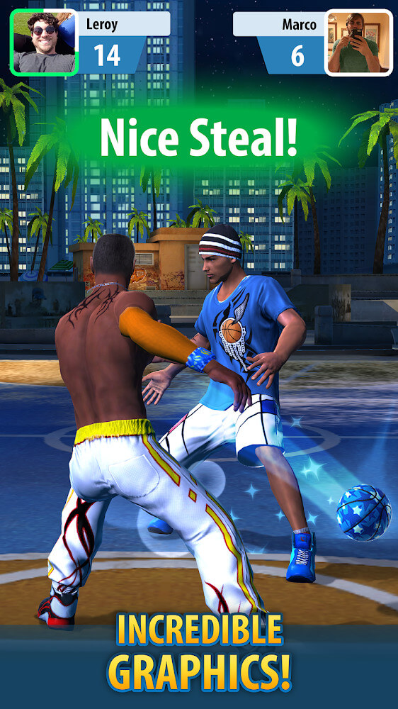 Basketball Stars v1.45.0 MOD APK (Menu/Always Perfect, Dumb AI)