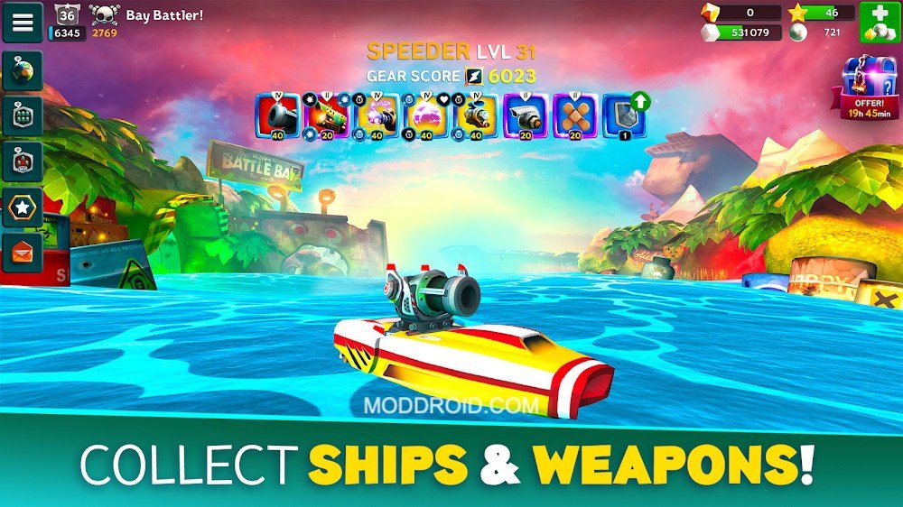 Battle Bay v4.9.4 MOD APK + OBB (High Shot Speed) Download