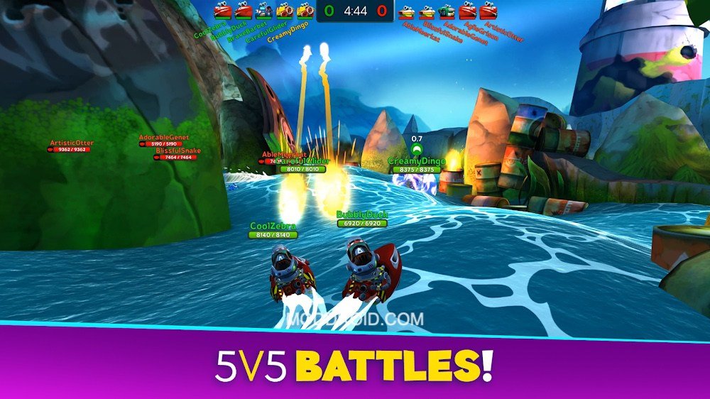 Battle Bay v4.9.4 MOD APK + OBB (High Shot Speed) Download