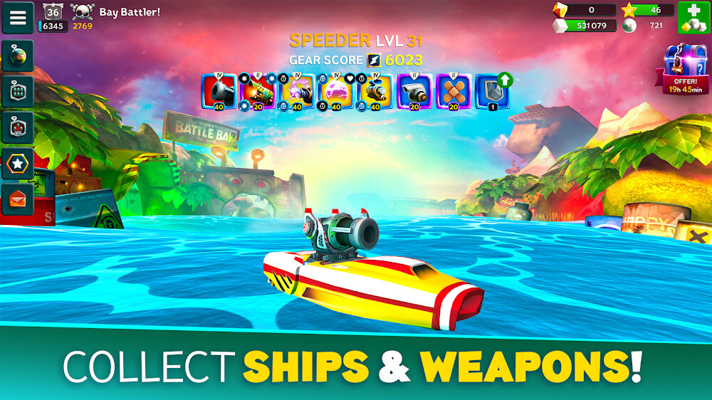 Battle Bay v4.9.8 MOD APK + OBB (No Bullets Cool Down)