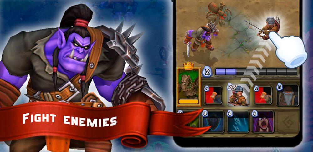 Battle Horn: War Rumble Craft v1.4 MOD APK (Unlimited Money, Cards)