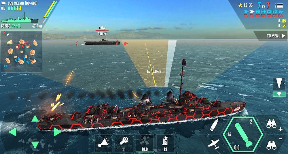 Battle of Warships: Naval Blitz v1.72.22 MOD APK (Unlimited Money, Mega Mod)