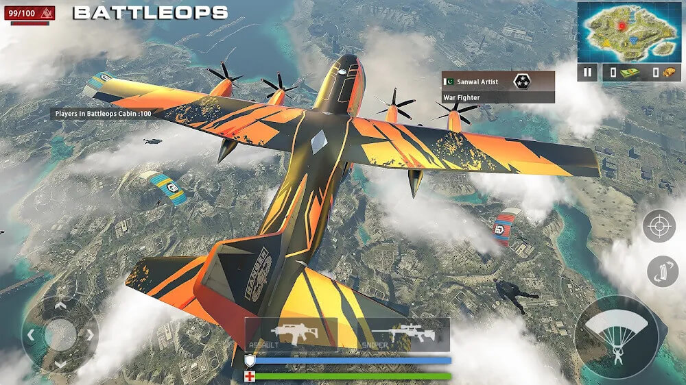 BattleOps v1.4.23 MOD APK + OBB (Unlimited Money, Dumb Enemy)