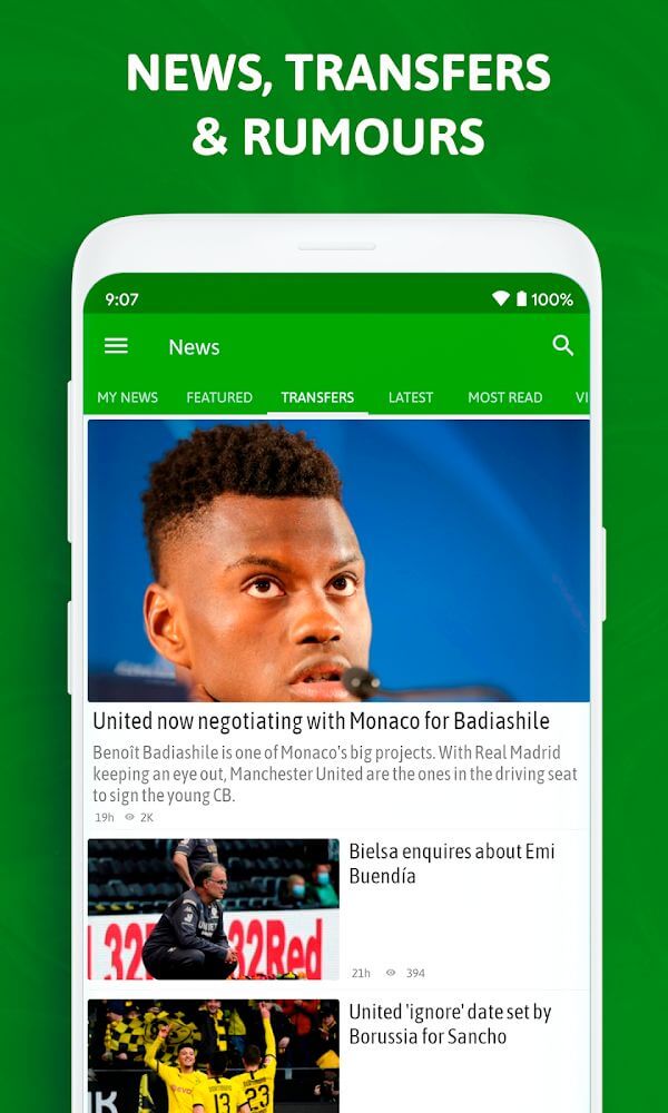 BeSoccer v5.5.0 APK + MOD (Premium Unlocked)