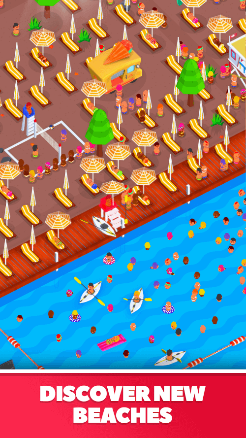 Beach Club Tycoon v1.0.94 MOD APK (Collect Crystal Multiplier)