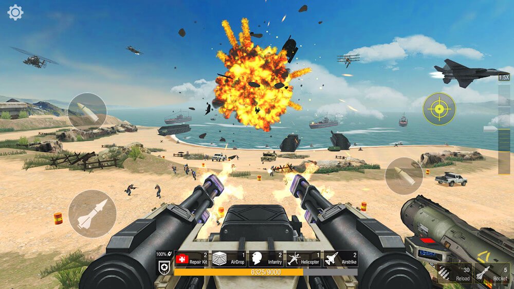 Beach War: Fight For Survival v0.0.9 MOD APK (Unlimited Ammo)