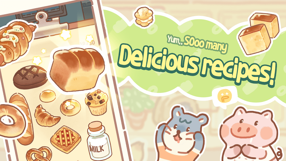 Bear Bakery v1.2.29 MOD APK (No Cooldown, Free VIP)