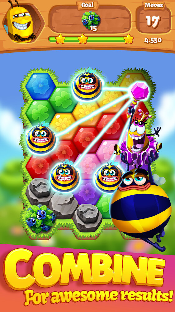 Bee Brilliant Blast v1.45.1 MOD APK (Unlimited Money/VIP)