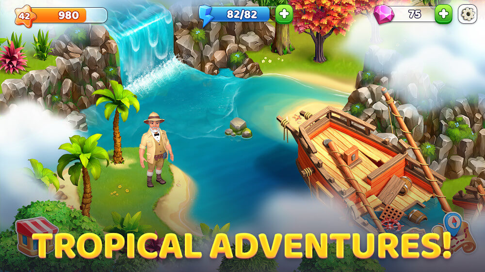 Bermuda Adventures Island Farm v1.19.0 MOD APK (Unlimited Gems)